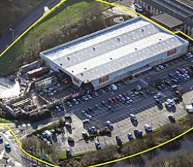 Stand-alone DIY store adjacent to M65, junction 12.